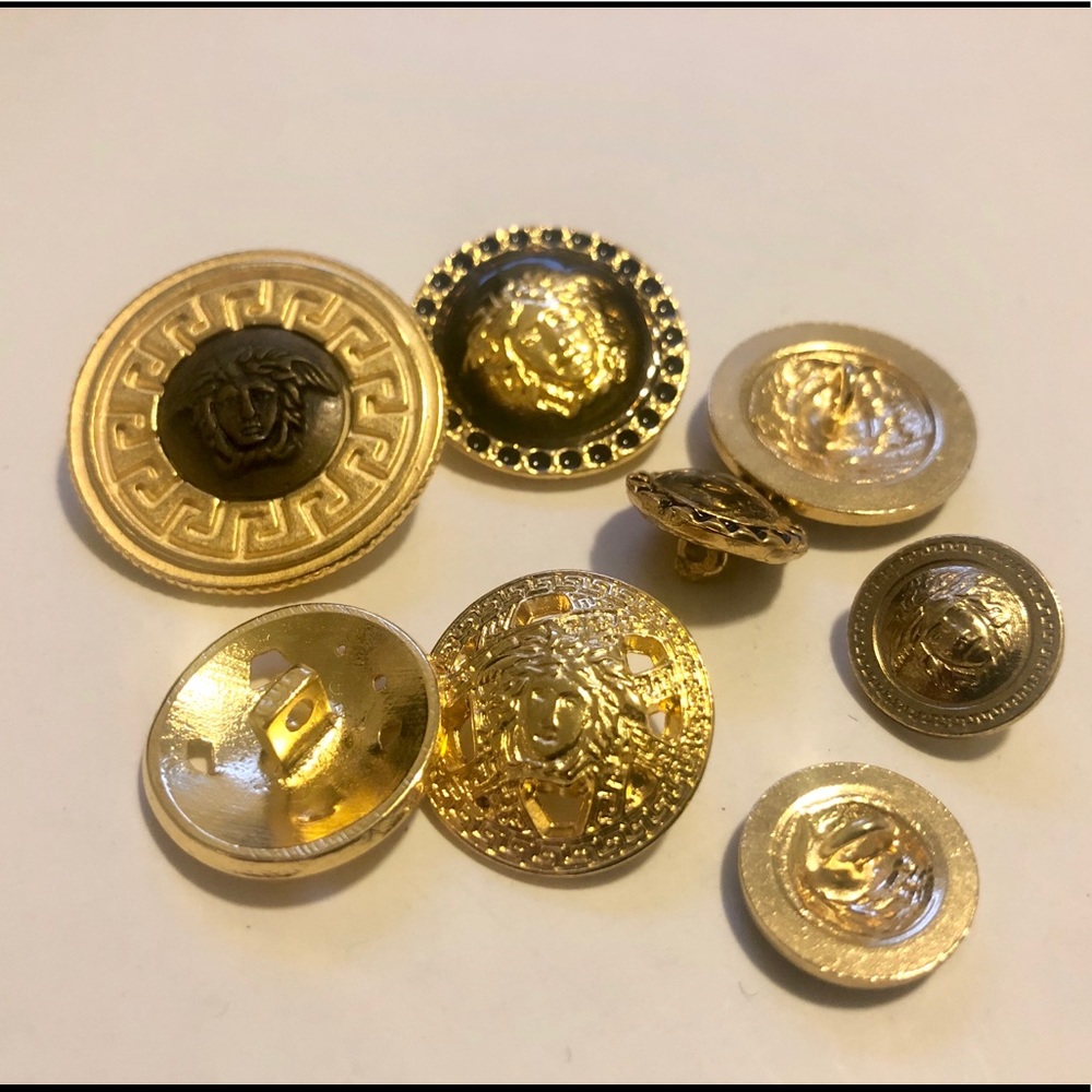1990s Vintage Gianni Versace Couture buttons